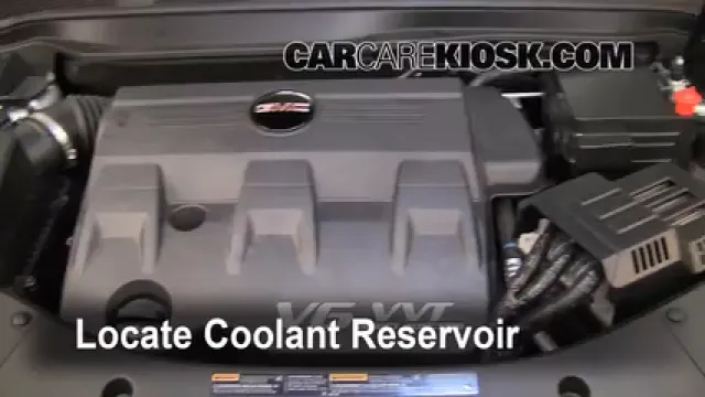 2010 GMC Terrain SLT 3.0L V6 Refrigerante (anticongelante) Controlar nivel de líquido